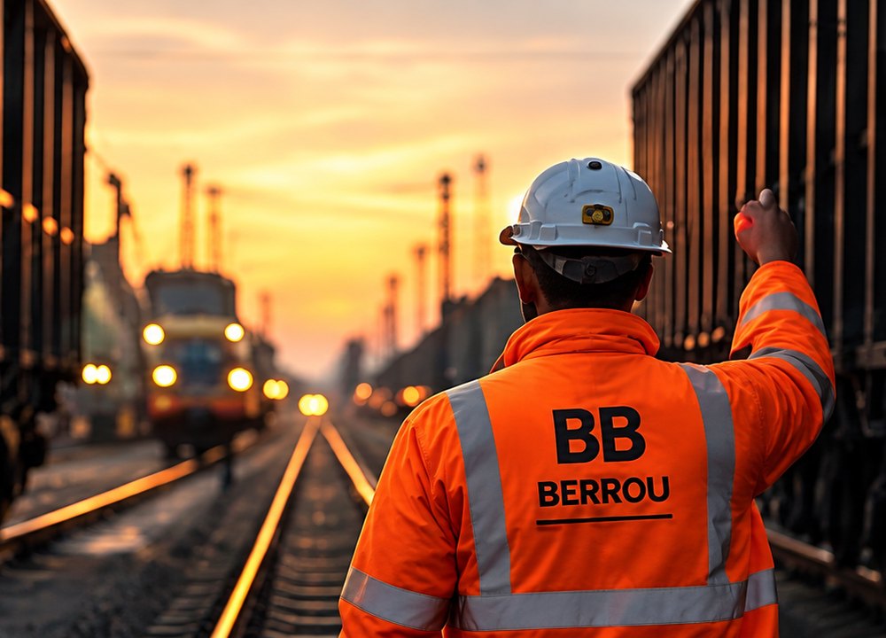 Lotsen der Berrou Bahndienste GmbH im Einsatz